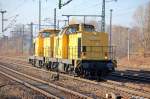 DGT/DB Bahnbaugruppe Lok 9 (92 80 1293 001-3) + Lok 8 (92 80 1293 010-5) am 14.11.12 Bhf.