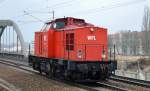 WFL Lok 12 (293 021-2) am 11.03.16 Berlin-Pankow.