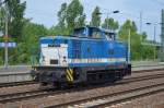 SLG V 60-SP-014 (345 204-2) am 06.06.15 Durchfahrt Bhf.