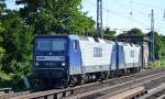 RBH 120/143 079-2 + RBH 117/143 554-4 Richtung Bernau am 07.06.14 Berlin-Karow.
