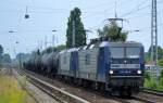 RBH 105/143 186-5 + RBH 117/143 554-4 mit Kesselwagenzug Richtung Karower Kreuz Berlin am 28.07.14 