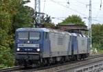 RBH Doppeltraktion 133/143 352-3 + 105/143 186-5 Richtung Stendell am 06.10.16 Berlin-Karow.