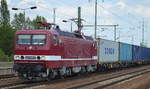 DeltaRail mit 243 559-2 (143 559-3) und Containerzug am 28.06.17 Bf.