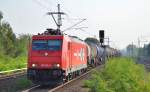RHC 2052/185 584-0 mit Kesselwagenzug Richtung Spandau am 17.09.14 Bhf.
