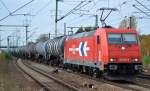 RheinCargo 2062/185 604-6 mit Kesselwagenzug am 09.10.14 Flughafen Berlin-Schönefeld.