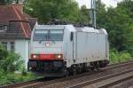 LTE Slovakia mit E 186 237 Richtung Bernau, 29.07.13 Berlin-Karow.