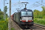 DB Cargo mit MRCE Doppeltraktion X4 E - 873/ 193 873-7 + X4 E - 600/ 193 600-4 mit WErzzug Richtung Eisenhüttenstadt am 02.08.17 Bf.