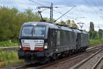 DB Cargo mit der MRCE Doppeltraktion X4 E - 873/193 873-7 + X4 E - 614/193 614-5 am 11.09.17 Bf.