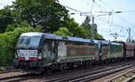 DB Cargo mit der MRCE Vectron Doppeltraktion X4 E - 600/193 600-4 + X4 E - 616/193 616-0 und Erzzug Richtung Eisenhüttenstadt am 19.07.17 Berlin-Hirschgarten.