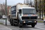 �lteres MB 2524 M�llentsorgungsfahrzeug der Recyclingfirma ALBA, 12.04.12 Berlin Beusselbr�cke.