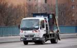 MITSUBISHI FUSO CANTER Absetkipper der Recyclingfirma ALBA, 04.01.13 Berlin-Putlitzbr�cke.