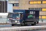 MB ATEGO 816 mit Kastenaufbau der Recyclingfirma ALBA, 13.03.13 Berlin-Putlitzbr�cke.