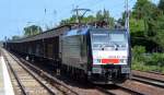 CTL mit MRCE Dipolok 189-803/ES 64 F4-803 mit langem Ganzzug Schiebewandwagen am 17.06.15 Berlin-Hirschgarten.