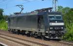 MRCE Mietlok 185 557-6 für CTL tätig am 03.07.15 Berlin-Karow.