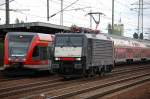 MRCE Dispolok ES 64 F4-110 (91 80 6189 110-0 D-DISPO) der CTL auf dem R�ckweg durch den Bhf.