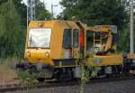 Bei der DB Netz Instandsetzung sind noch viele Gleiskraftwagen der Gleisbaumechanik Brandenurg vom Typ GAF 100 R im Einsatz, am 08.07.10 zog dieser mit einem PALFINGER Hydraulik-Greifarmaufsatz einen