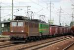 EGP 62 (91 80 6142 042-1 D-EGP) + EGP 70 (91 80 6142 103-1 D-EGP) Mit Ganzzug offener G�terwagen am 29.06.12 Bhf.