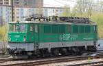EGP Lok in gr�n (91 80 6142 150-2 D-EGP) am 26.04.13 Berlin Greifswalder Str.