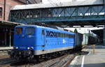 EGP 151 131-0 und Containerzug am 20.06.17 Einfahrt Hamburger Hafen im Bf. Hamburg-Harburg.
