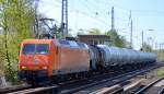 Arcelor/EKO-Trans 145-CL 002 (145 082-4) mit Kesselwagenzug lt.UN-Nr.