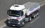 MB NEW ACTROS 1845 Sattelkipper der Fa. EUROVIA Berliner Stadtautobahn Höhe Knobelsdorffstr.
