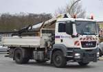 MAN TGS Baukipper (Selbstlader) der Fa.EUROVIA am 15.03.16 Berlin-Marzahn.