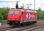 HGK 2066/185 631-9 (91 80 6185 631-9 D-HGK) auf Leerfahrt Richtug Bernau, 16.05.11 Berlin-Blankenburg.