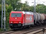 Alpha Trains Leasinglok HGK 2062/185 604-6 (91 80 6185 604-6 D-HGK, Bj.2008) mit Kesselwagenzug Richtung Schwedt �ber Bernau, 15.09.08 Berlin-Karow.