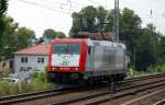 Akiem-Mietlok von ITL 185 650-9 (91 80 6185 650-9 D-VC) am 26.07.12 Berlin-Karow.