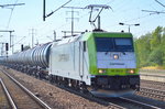 Catrain/ITL 185 562-6 mit Kesselwagnzug am 08.09.16 Bf.