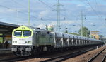 Captrain/ITL Tiger 250 007-1 mit Schüttgutwagenzug am 19.07.16 Bf.