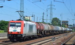 ITL 185 649-1 mit Kesselwagenzug am 23.06.16 Bf.