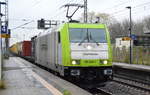 Captrain/ITL 185 649-1 mit Containerzug am 10.11.17 Bf.