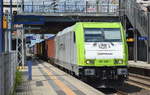 Captrain/ITL 185 649-1 mit Containerzug am 06.07.17 BF.