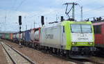 Captrain/ITL 185-CL 005 (185 505-5) mit Containerzug am 10.05.17 Bf.