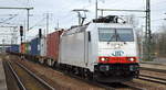 ITL mit 185 579-0 und Containerzug am 24.01.18 Bf.