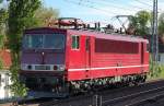 Die wundersch�ne LEG Lok 250 137-7 (91 80 6155 137-3 D-LEG, LEW Bj.1981) Richtung Bernau, 15.05.13 Berlin-Karow.
