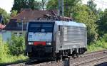 MRCE Dispolok ES 64 F4-008 (91 80 6189 908-7 D-DISPO, Siemens Bj.2004) im Moment f�r LEG t�tig am 21.07.13 Richtung Bernau unterwegs in Berlin Karow.
