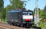 MRCE Dispolok ES 64 F4-008 f�r LEG unterwgs Richtung Bernau, 21.07.13 Berlin Karow.