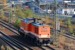 LOCON 202 (98 80 3201 222-7 D-LOCON) Richtung Berlin-Spandau, 02.11.11 Berlin-Putlitzbr�cke.