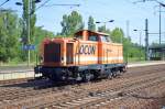 LOCON 207 (212 358-6) am 03.08.15 Durchfahrt Bhf.