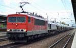 MEG 709/155 049-0 + ECR 266.4 mit Zementstaubzug am 22.04.17 Bf.