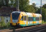 Testfahrt? VT 646.042 (Stadler GTW 2/6) der ODEG Richtung Bernau, 13.08.12 Berlin-Karow.