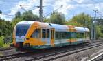 ODEG VT 646.045 auf Betriebsfahrt Richtung Eberswalde am 27.08.14 Berlin-Pankow.