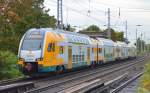 ODEG ET 445.100 auf dem Weg zum Betriebshof in Eberswalde am 08.10.14 Berlin-Karow.
