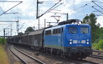 PRESS 140 008-6 (140 845-9) mit Ganzzug hauptsächlich italienischer Schiebewandwagen am 19.07.16 Bf.