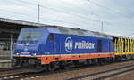 Raildox mit der 076 109-2 und einem leeren Holztransportzug am 29.03.17 Bf.