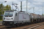 RHC 187 074-0 mit Kesselwagenzug am 14.09.17 Bf.