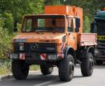 EIN MB UNIMOG 1700 der Baufirma STRABAG am 30.08.09 N�he Berliner Westhafen.