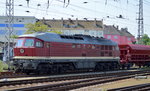 WFL 231 012-6 (231 012-8) mit Schotterzug am 19.05.16 Durchfahrt Bf. Berlin-Lichtenberg.